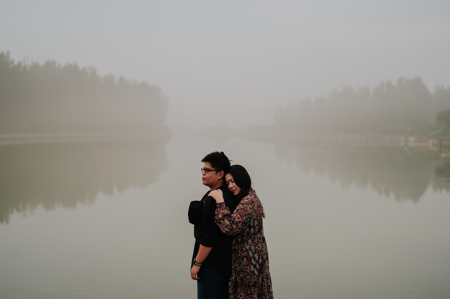 Casual Woodland Singapore Prewedding Photography