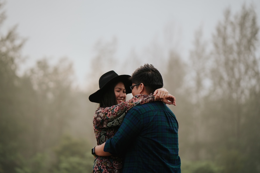 Casual Woodland Singapore Prewedding Photography