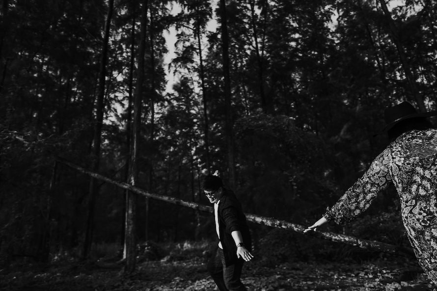 Casual Woodland Singapore Prewedding Photography