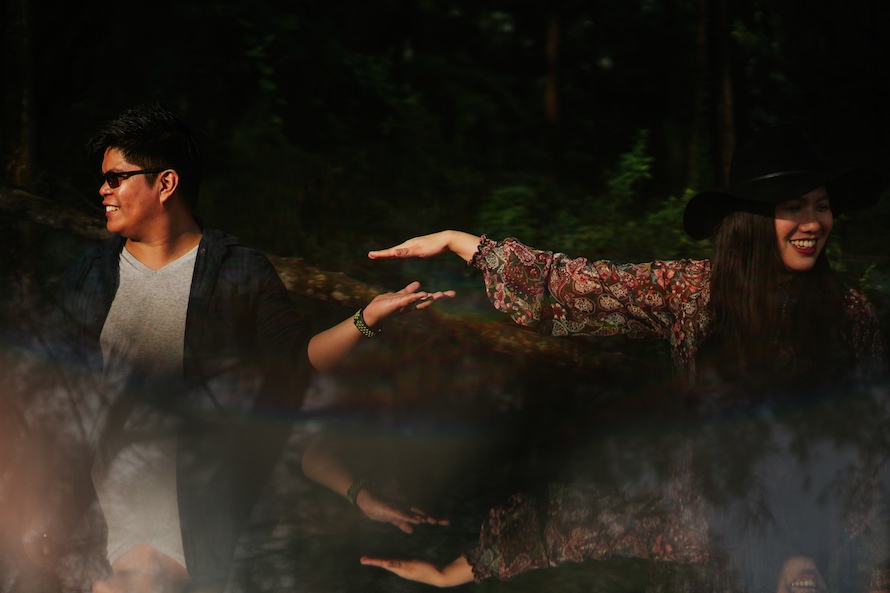 Casual Woodland Singapore Prewedding Photography