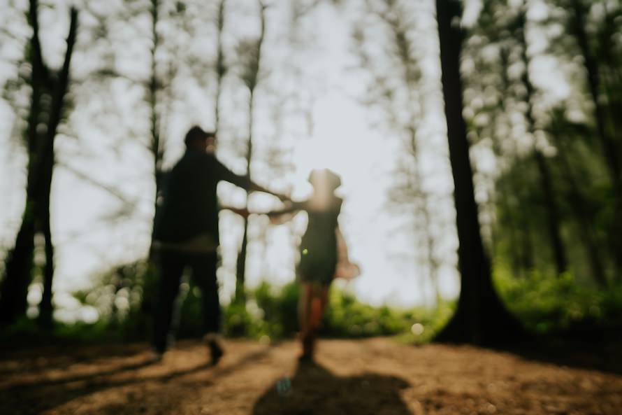 Casual Woodland Singapore Prewedding Photography