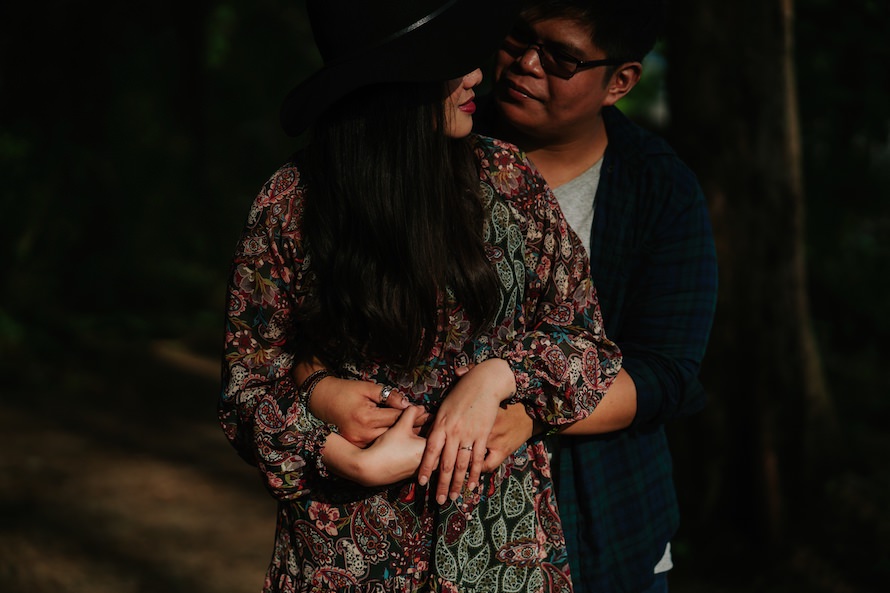 Casual Woodland Singapore Prewedding Photography