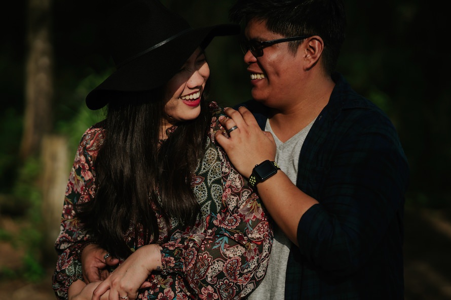 Casual Woodland Singapore Prewedding Photography