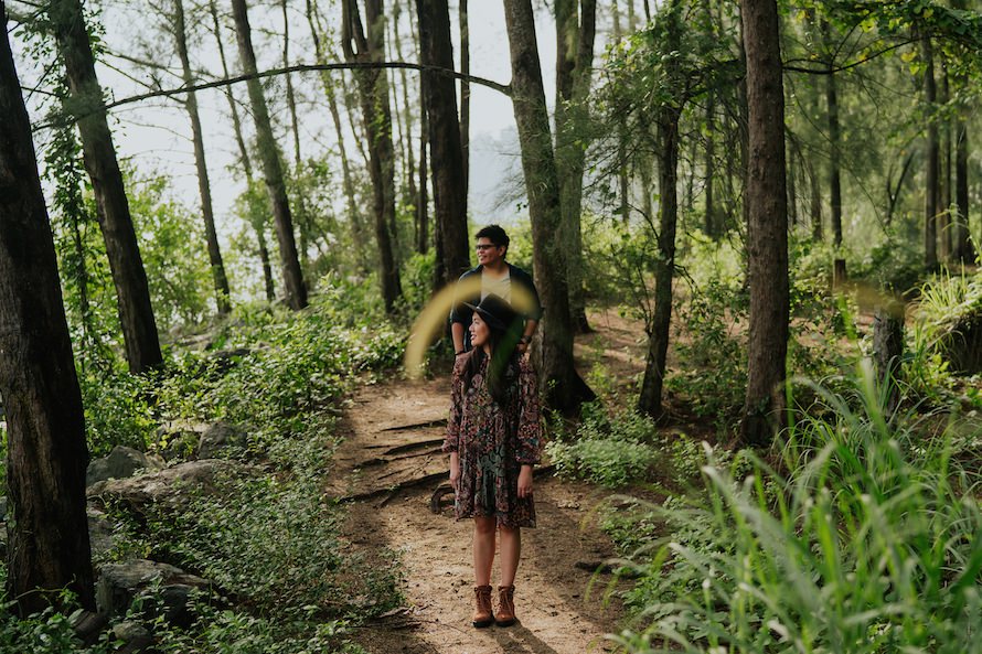 Casual Woodland Singapore Prewedding Photography