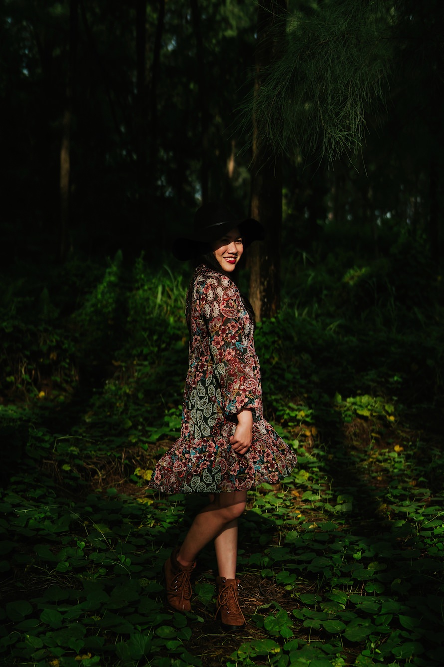 Casual Woodland Singapore Prewedding Photography