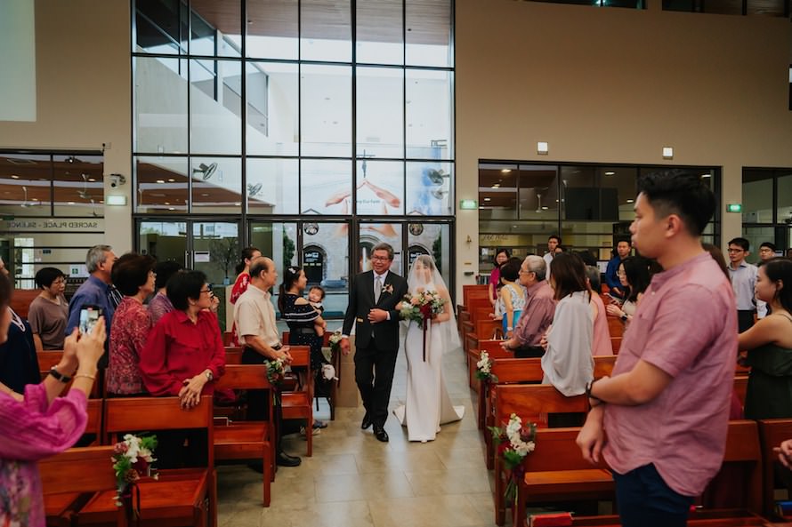 Church of St Ignatius Singapore Wedding