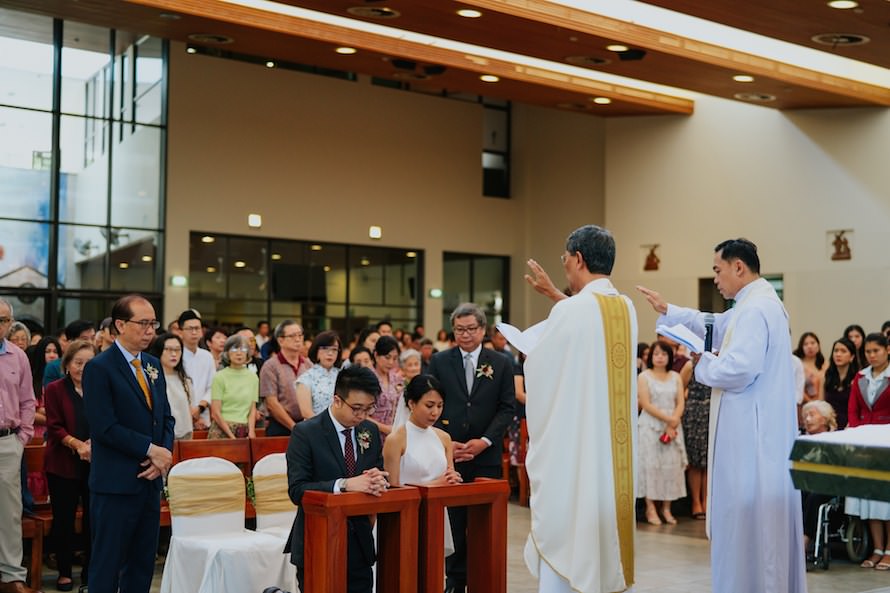 Church of St Ignatius Singapore Wedding