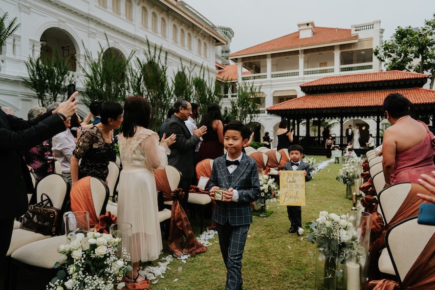 Raffles Hotel Singapore Wedding Photography