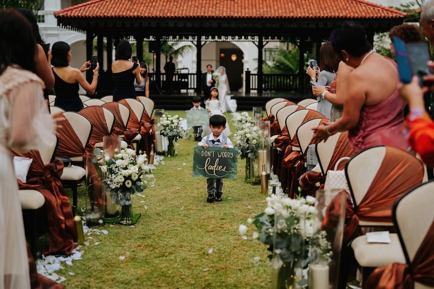 Raffles Hotel Singapore Wedding Photography