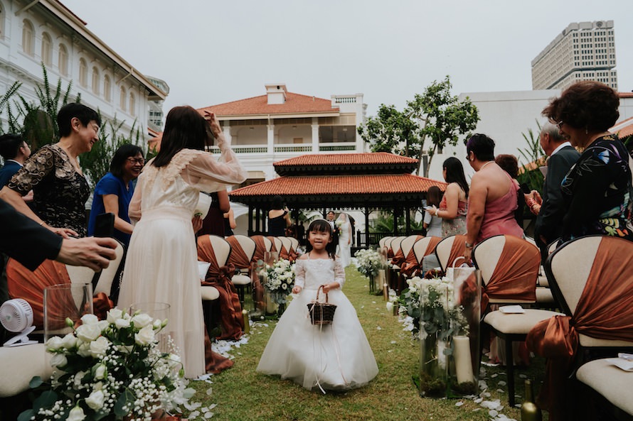 Raffles Hotel Singapore Wedding Photography