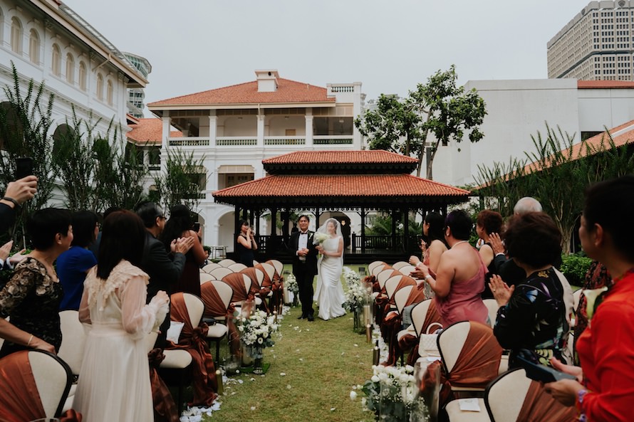 Raffles Hotel Singapore Wedding Photography