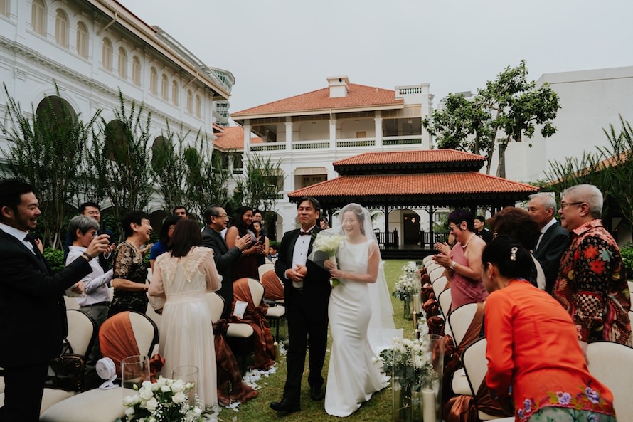 Raffles Hotel Singapore Wedding Photography