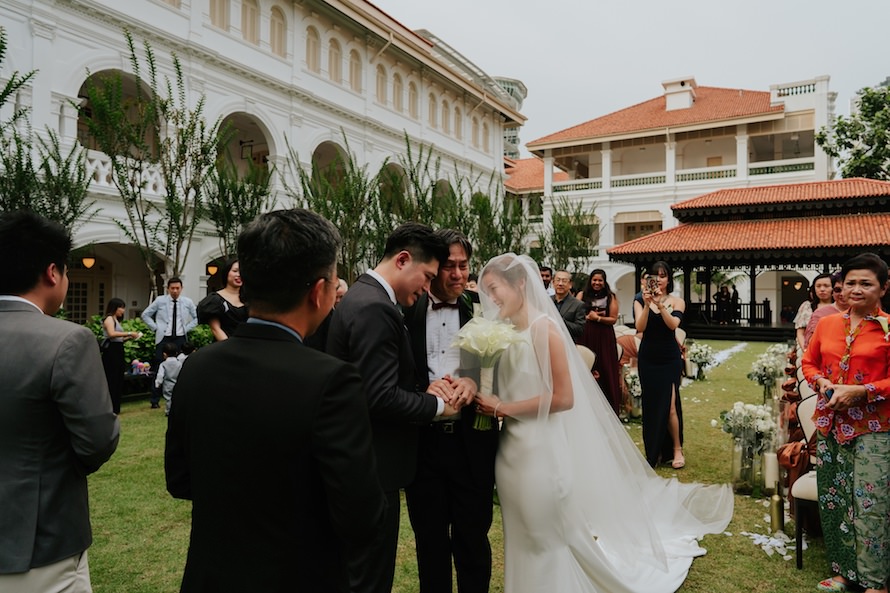 Raffles Hotel Singapore Wedding Photography