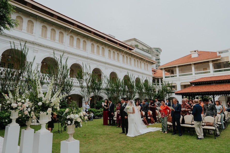 Raffles Hotel Singapore Wedding Photography