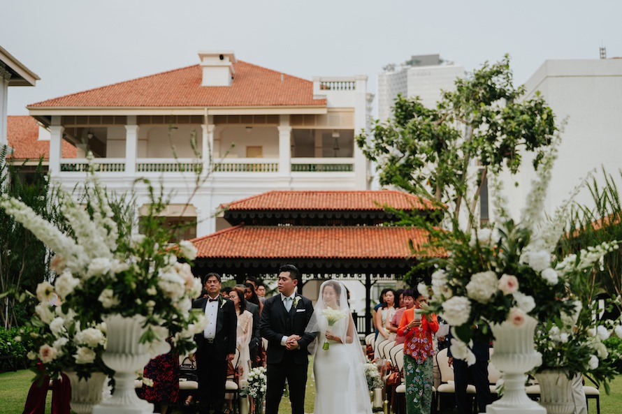 Raffles Hotel Singapore Wedding Photography