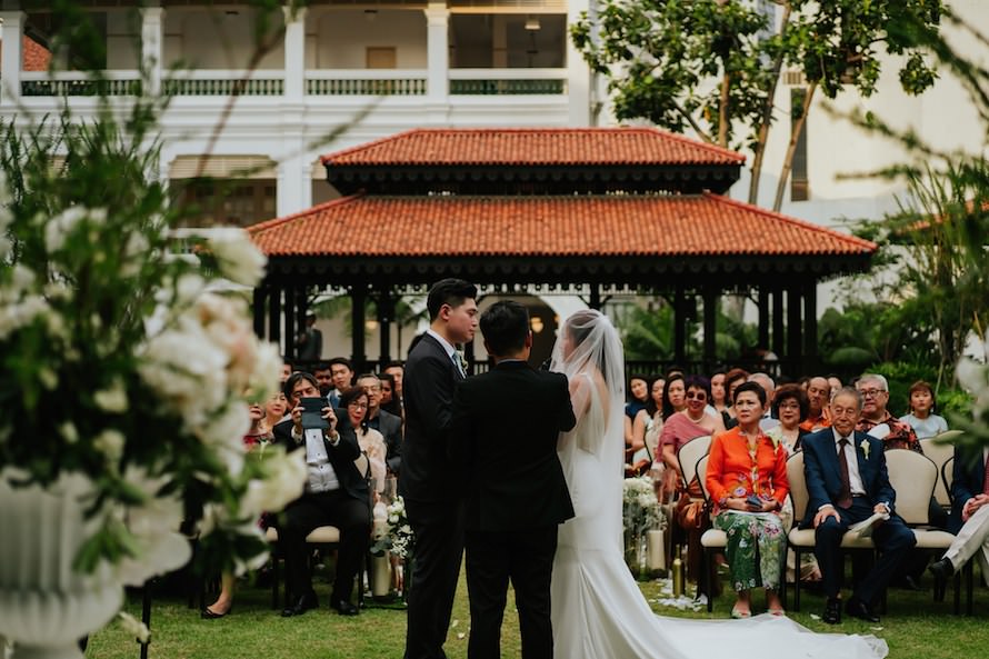 Raffles Hotel Singapore Wedding Photography
