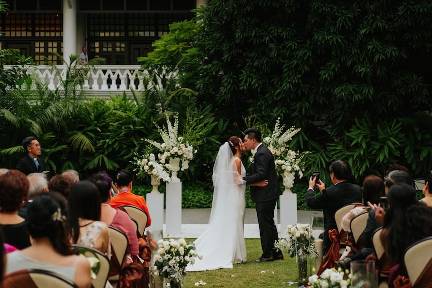 Raffles Hotel Singapore Wedding Photography