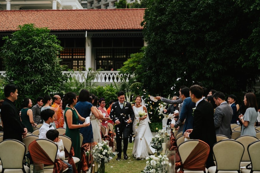 Raffles Hotel Singapore Wedding Photography