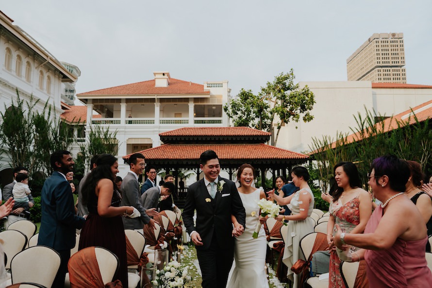 Raffles Hotel Singapore Wedding Photography