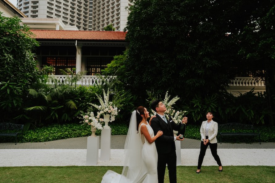 Raffles Hotel Singapore Wedding Photography
