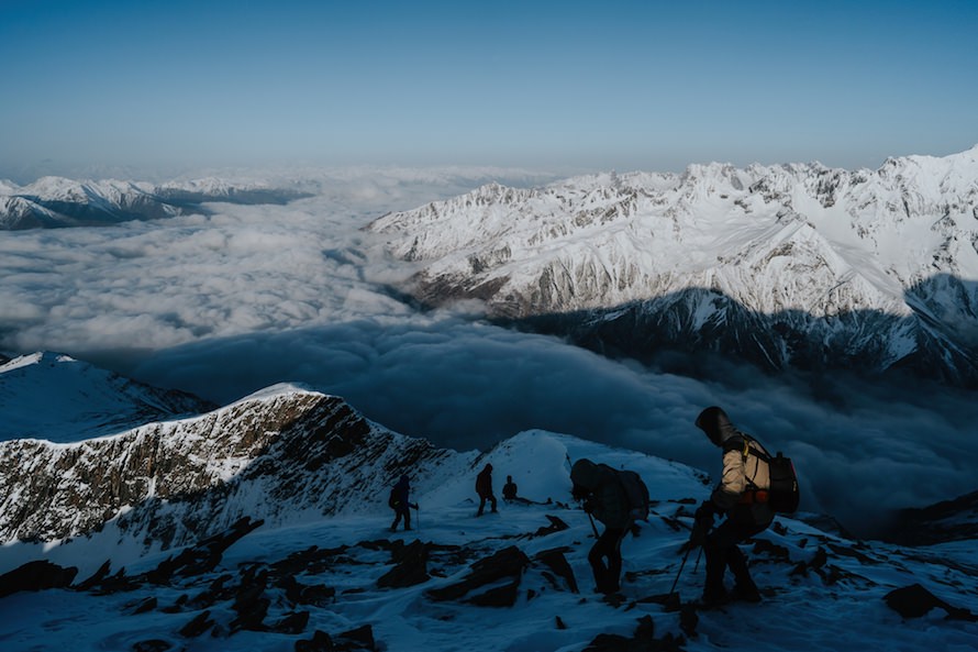 Siguniang Dafeng Summit Climb Photography