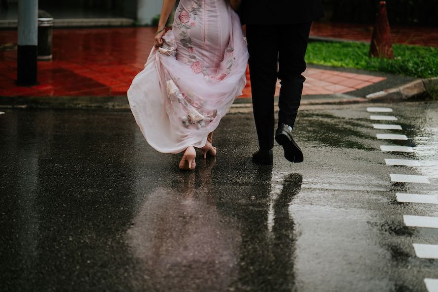 Joo Chiat Wall Mural Prewedding Photography