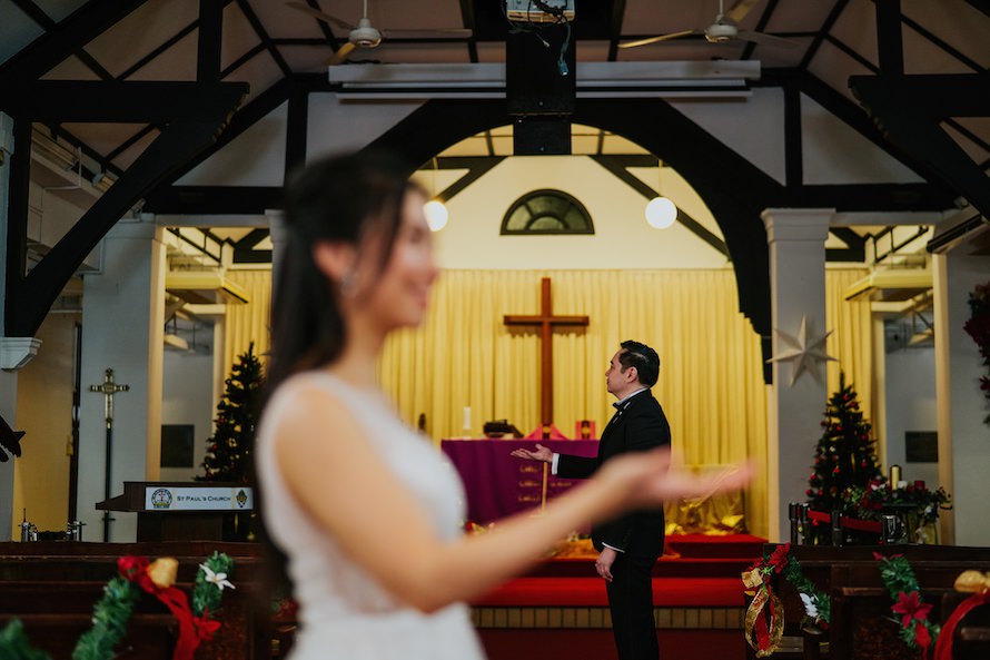 St Pauls Church Singapore Wedding Photography