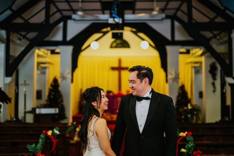 St Pauls Church Singapore Wedding Photography