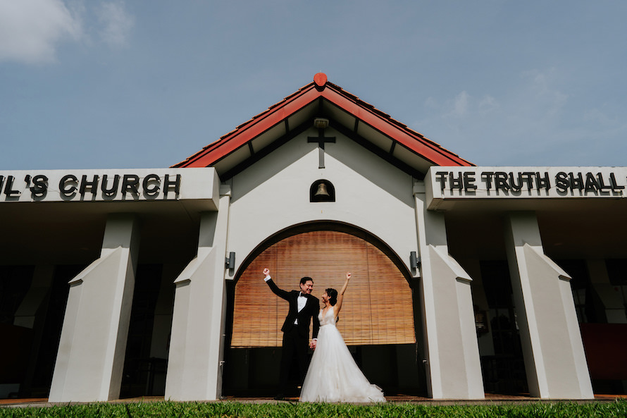 St Pauls Church Singapore Wedding Photography