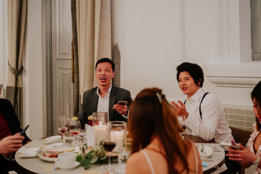 Food For Thought National Museum Singapore Wedding Photography