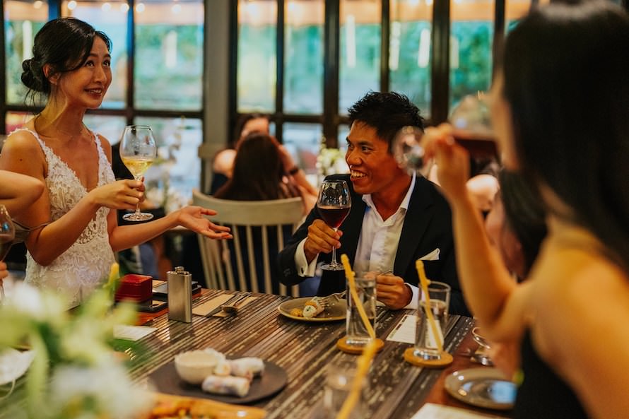 Open Farm Wedding Dinner