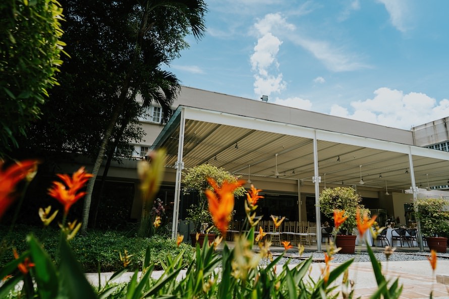Goodwood Park Hotel Poolside Terrace Wedding