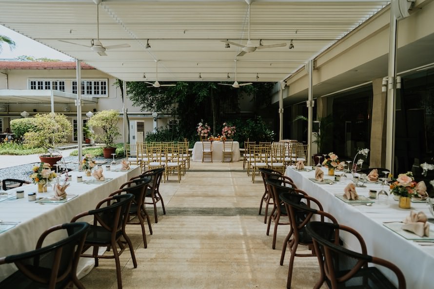 Goodwood Park Hotel Poolside Terrace Wedding