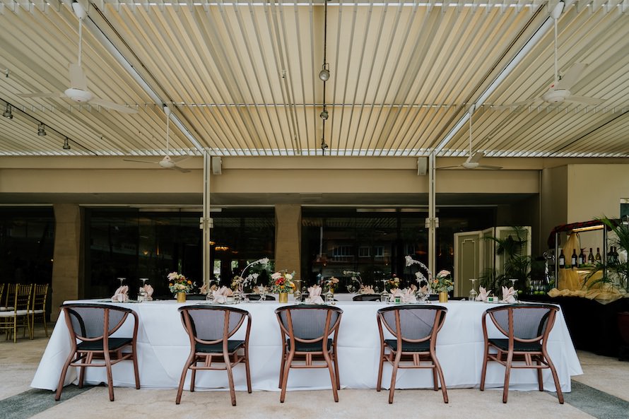 Goodwood Park Hotel Poolside Terrace Wedding