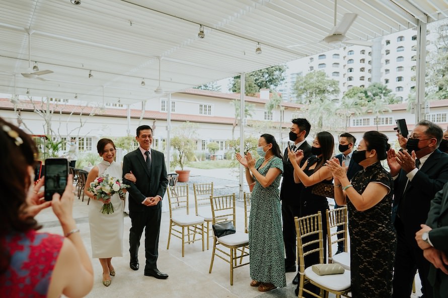 Goodwood Park Hotel Poolside Terrace Wedding