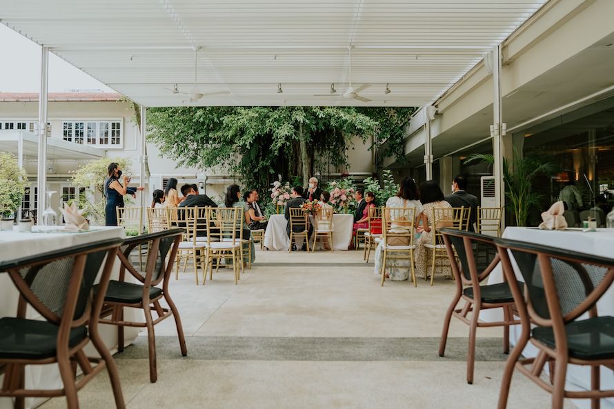 Goodwood Park Hotel Poolside Terrace Wedding
