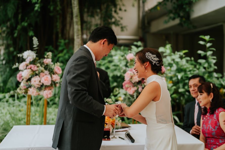 Goodwood Park Hotel Poolside Terrace Wedding