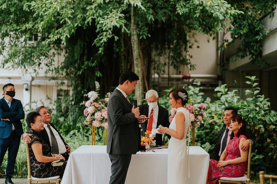 Goodwood Park Hotel Poolside Terrace Wedding