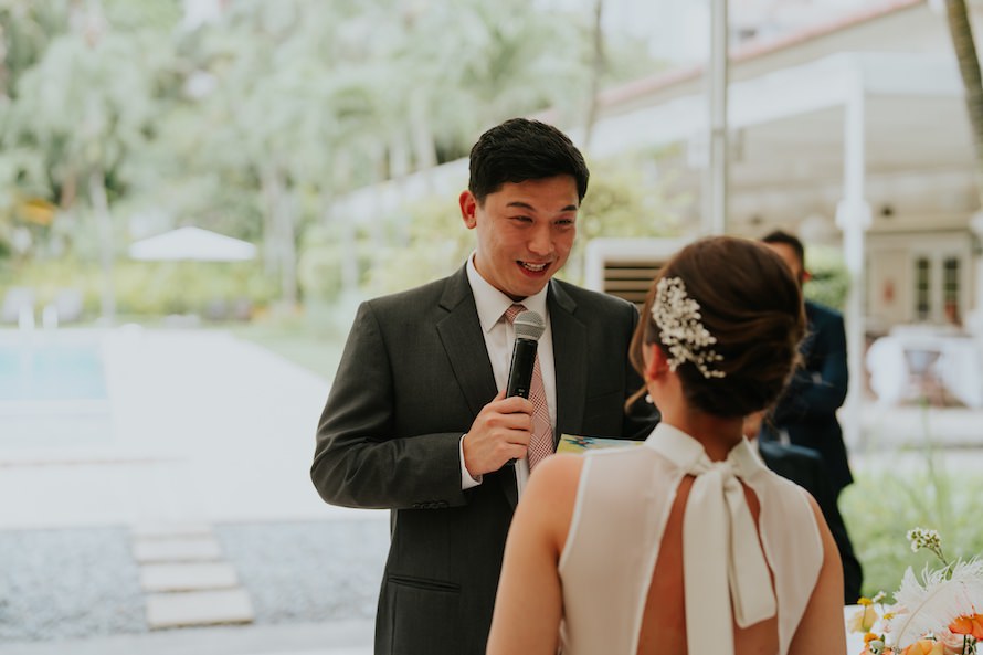 Goodwood Park Hotel Poolside Terrace Wedding