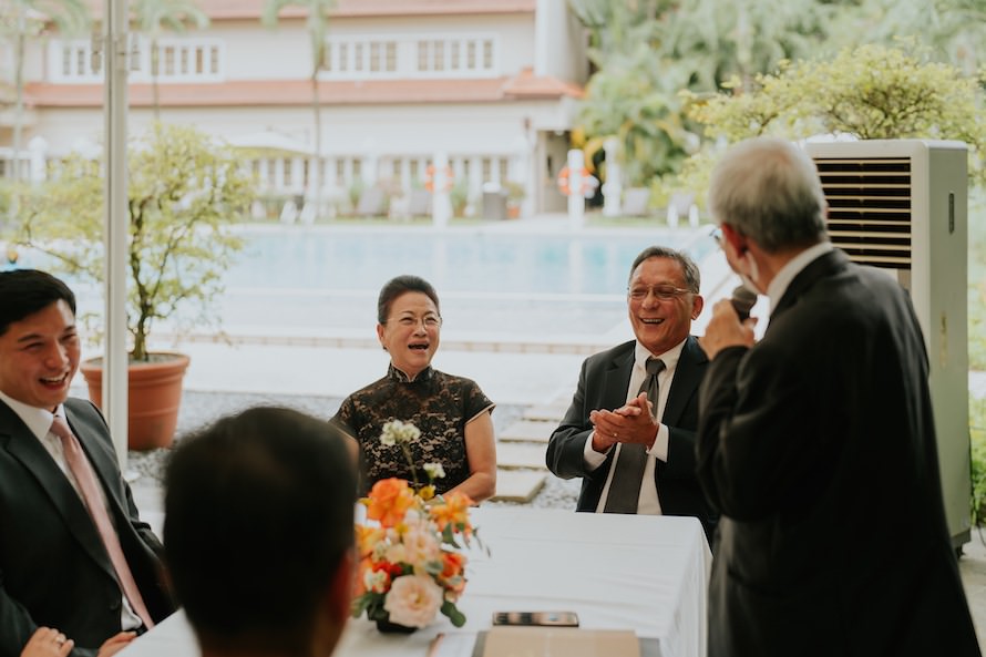 Goodwood Park Hotel Poolside Terrace Wedding