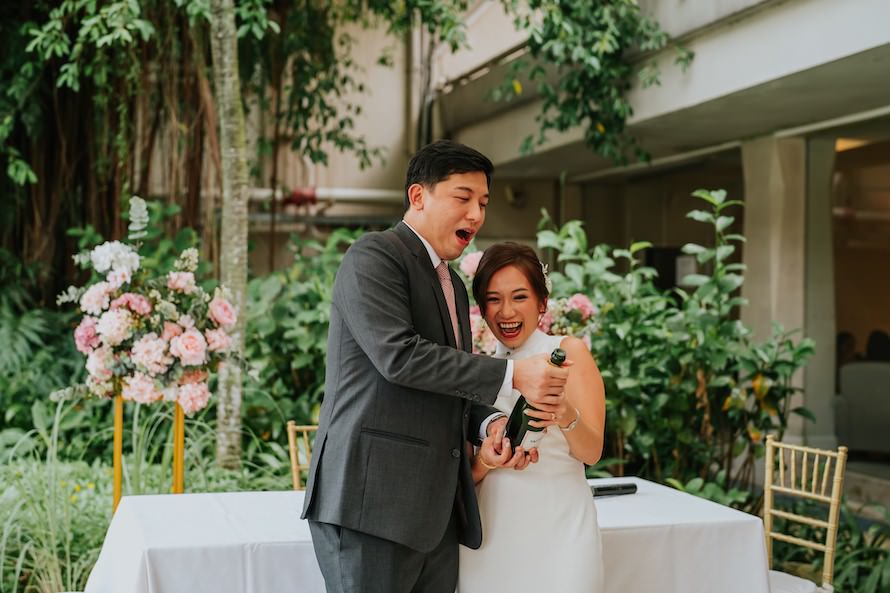 Goodwood Park Hotel Poolside Terrace Wedding