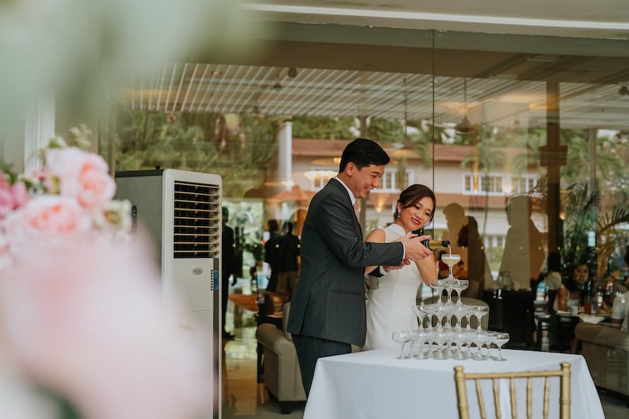 Goodwood Park Hotel Poolside Terrace Wedding