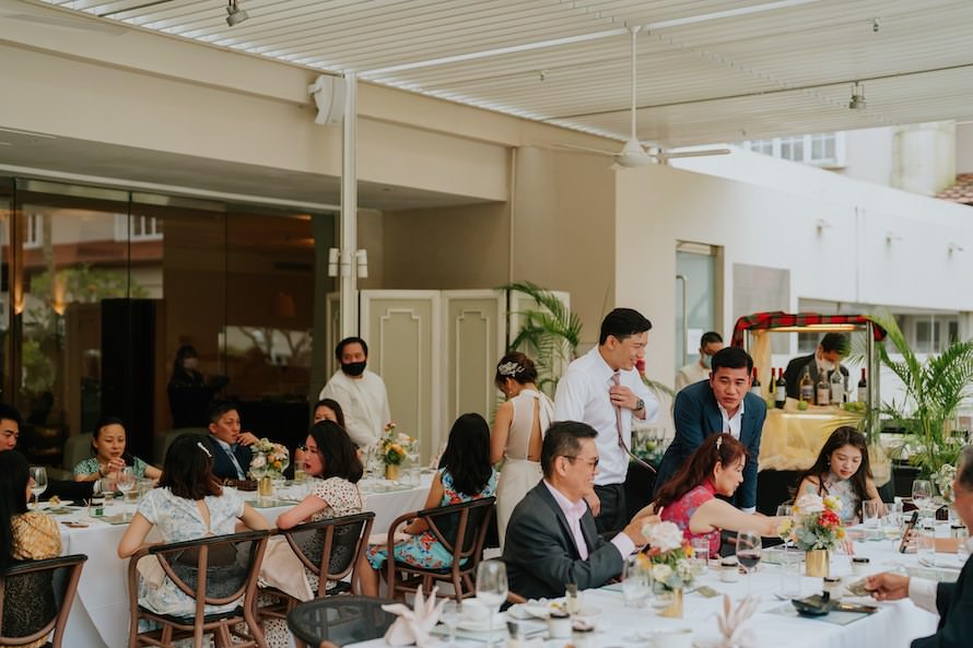 Goodwood Park Hotel Poolside Terrace Wedding