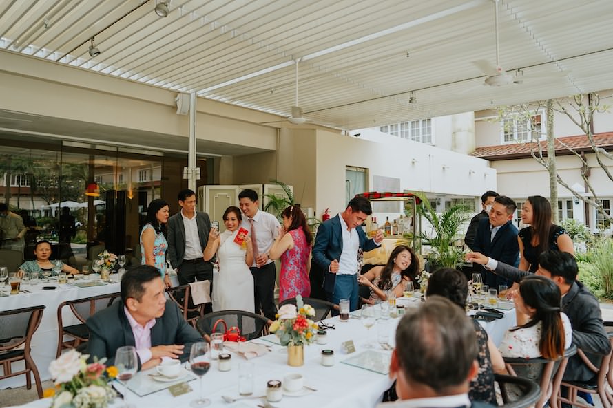 Goodwood Park Hotel Poolside Terrace Wedding