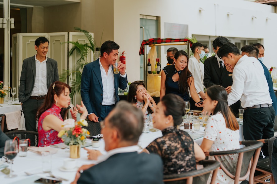 Goodwood Park Hotel Poolside Terrace Wedding