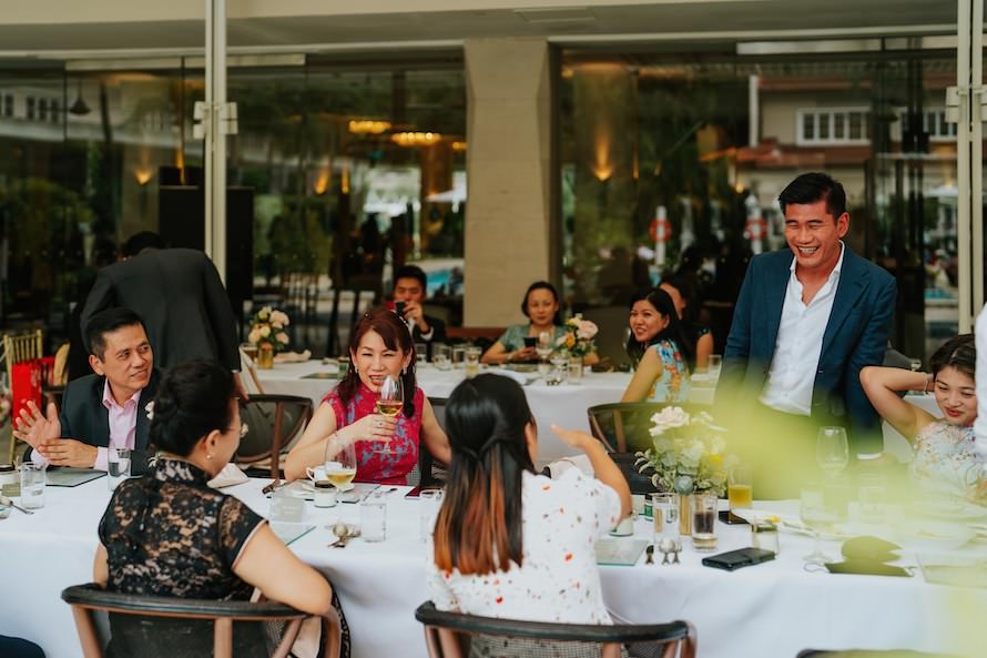 Goodwood Park Hotel Poolside Terrace Wedding