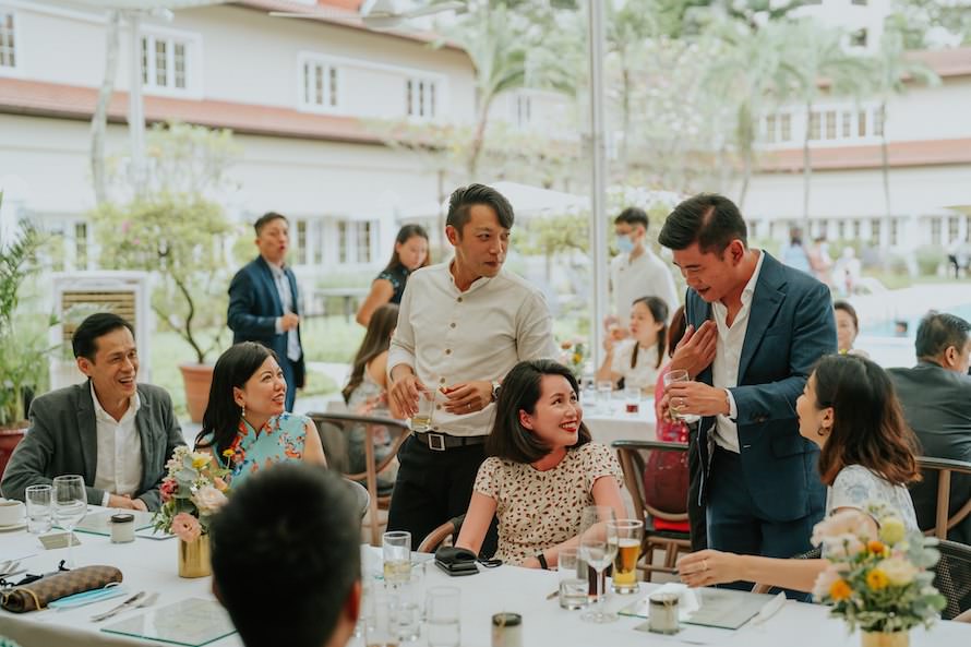 Goodwood Park Hotel Poolside Terrace Wedding