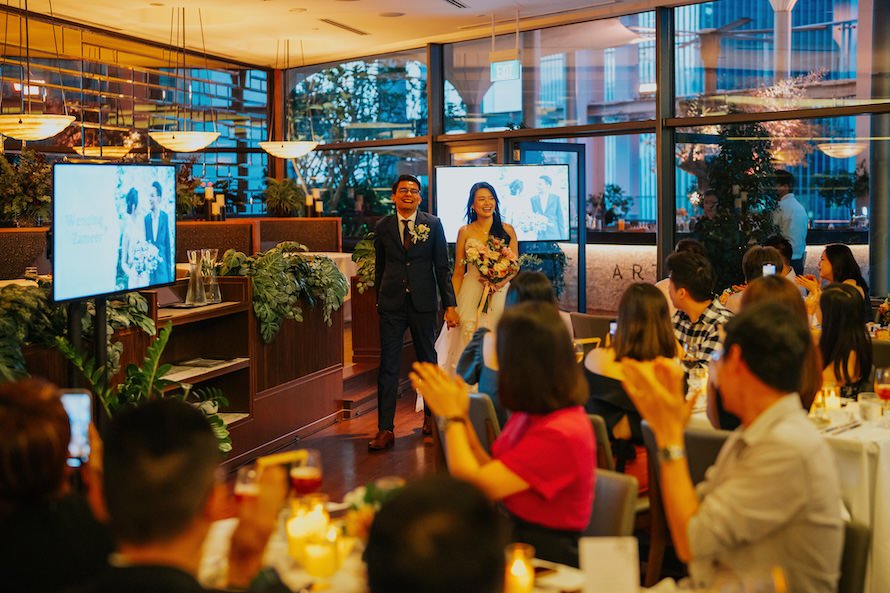 Artemis Grill Wedding Dinner Singapore