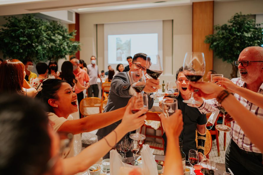 Red House Seafood Singapore Wedding Photography