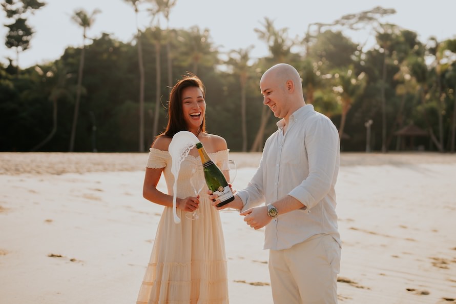 Tanjong Beach Sentosa Singapore Prewedding Photography